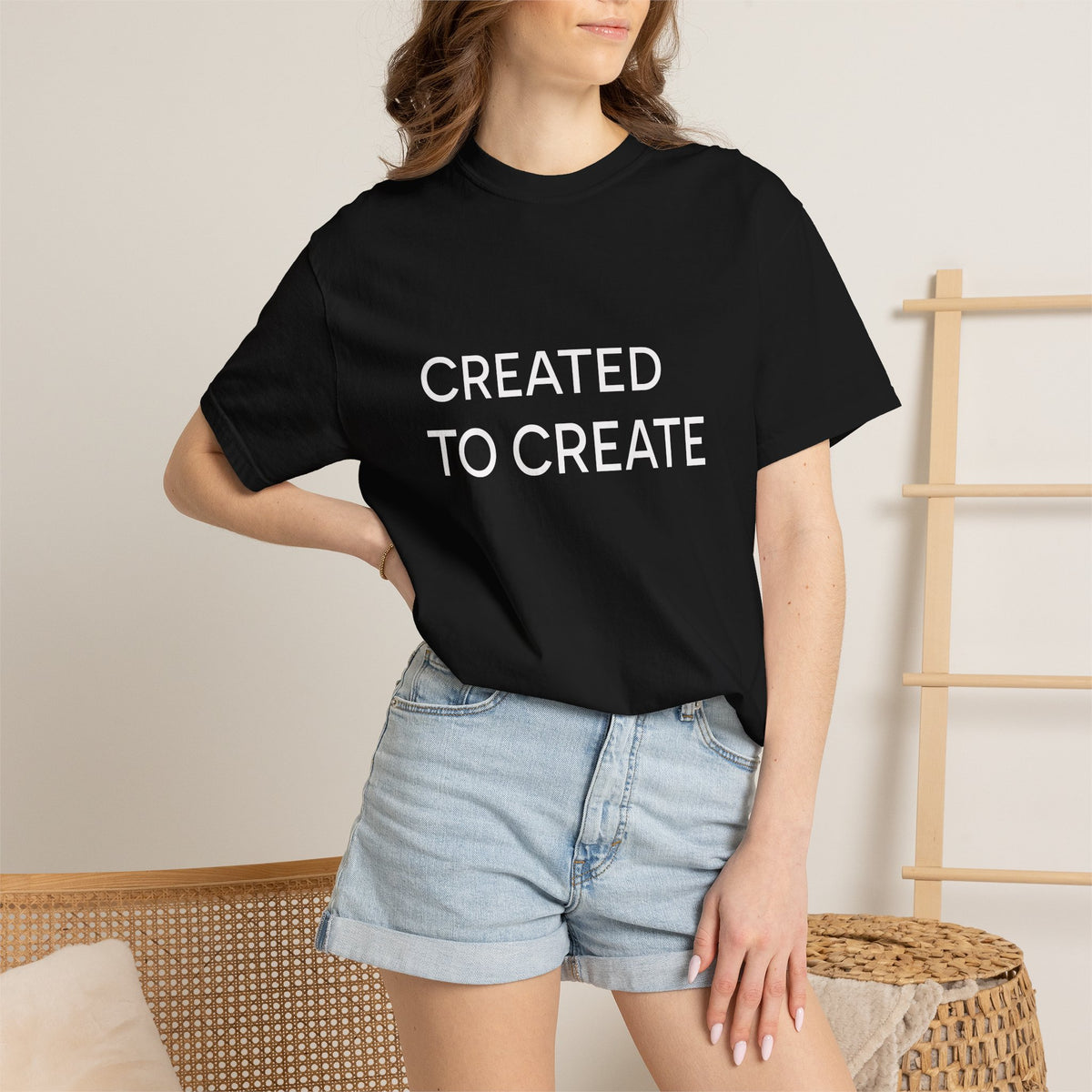 Created to Create T-Shirt — 'Every step. Every move. Every breath.' Inspirational Graphic Tee