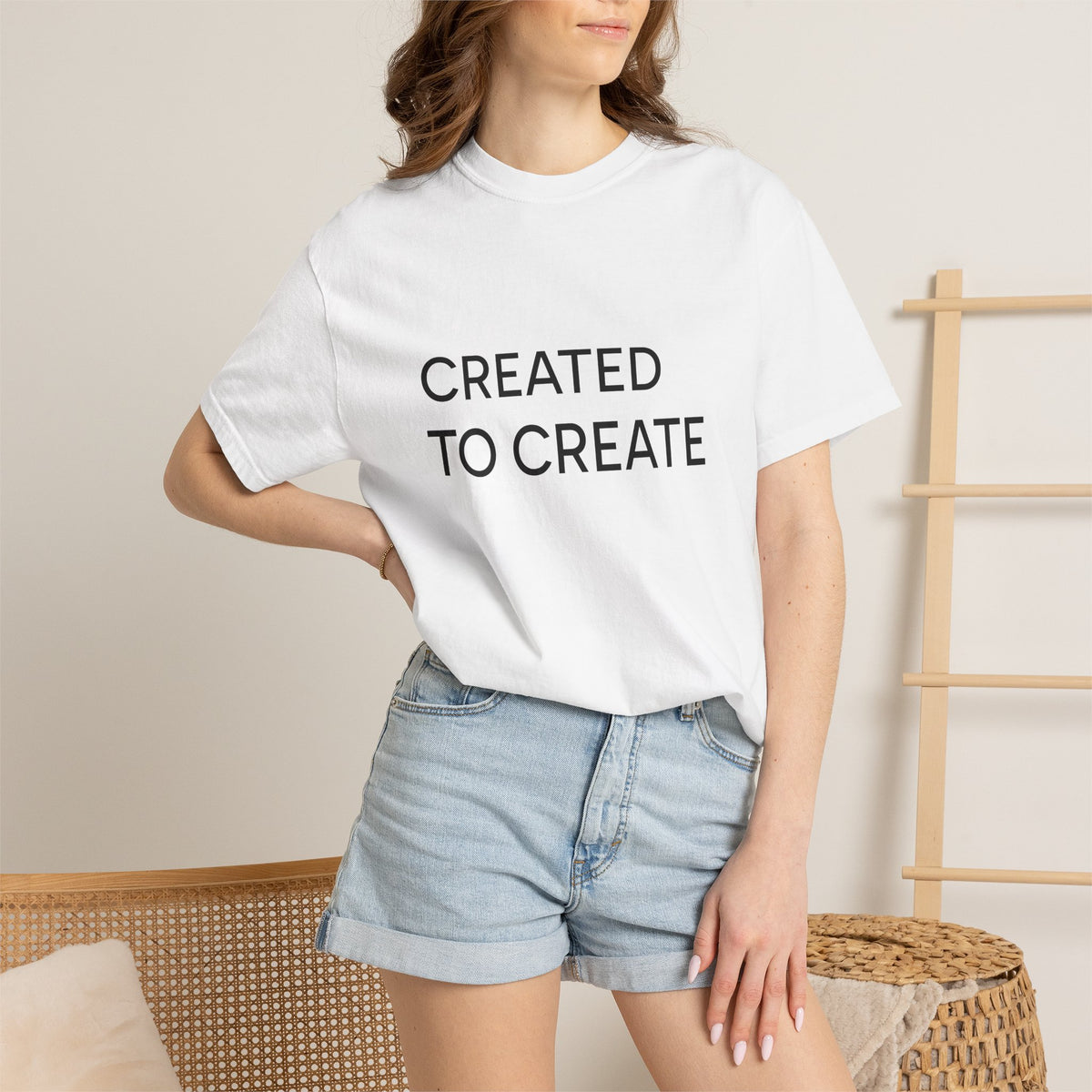 Created to Create T-Shirt — 'Every step. Every move. Every breath.' Inspirational Graphic Tee